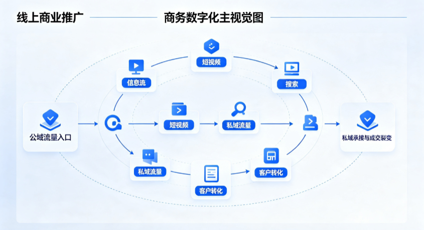 建华区线上商业推广怎么做？全域流量闭环搭建与低成本转化实战指南